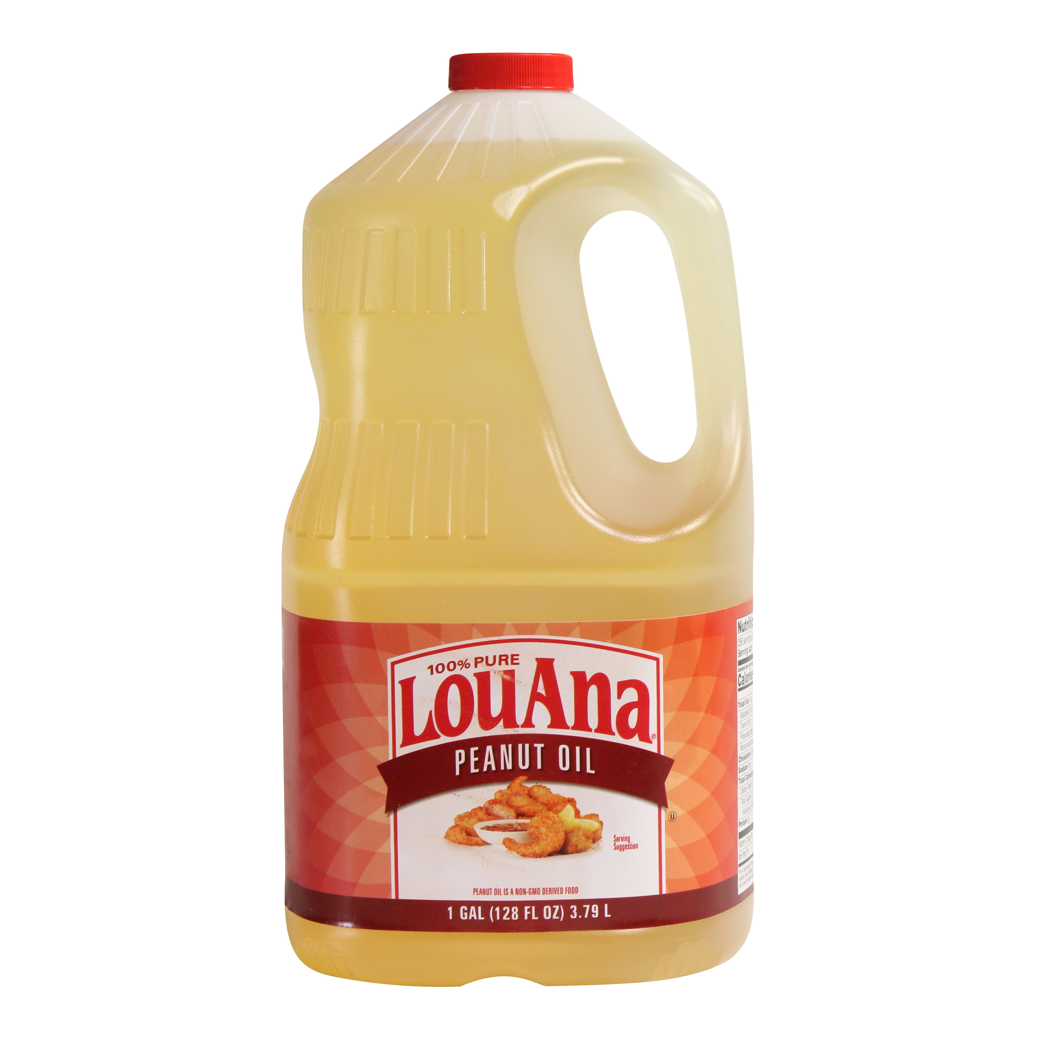 LouAna Pure Peanut Oil for High-Heat Cooking, 128 fl oz