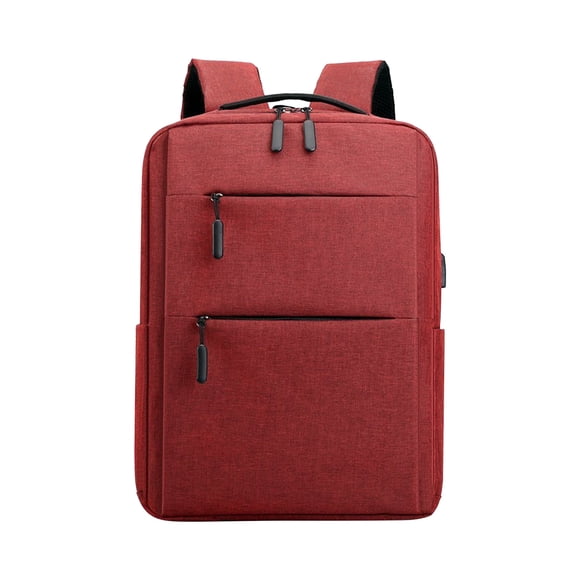 RXIRUCGD Sac à Dos pour Ordinateur Portable d'Affaires, Sac de Voyage pour Ordinateur Portable 16,5 Pouces avec Port de Chargement USB, Sac Résistant à l'Eau Sac de Jour pour le Travail Antivol Collège Ordinateur Hommes Femmes Sac à Dos, Vin