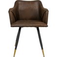 thumbnail image 3 of Set 2 Sillas Sillones Juego Comedor Cocina Suede Gamuza Cafe, 3 of 6