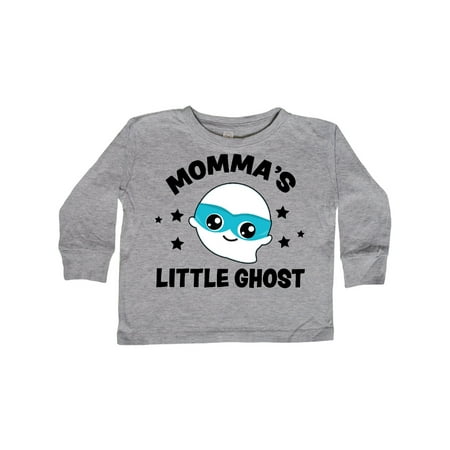 

Inktastic Cute Momma s Little Ghost with Stars Gift Toddler Boy or Toddler Girl Long Sleeve T-Shirt