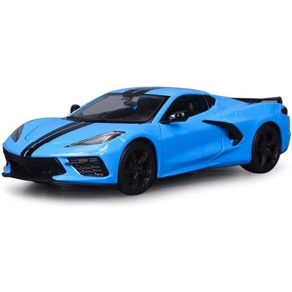 Maisto MAI31527BL 1-24 Scale Model Car for 2020 Chevy Corvette Stingray Coupe Z51, Blue