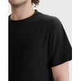 thumbnail image 4 of Hanes Men's Authentic Pocket T-Shirt Black XL, 4 of 5
