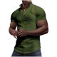 thumbnail image 1 of pstuiky camisetas de hombre, Camiseta deportiva informal con capucha de manga corta ajustada para hombre camisas casuales para hombre l, 1 of 8