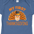 thumbnail image 4 of Inktastic Cute Turkey My 1st Thanksgiving Boys or Girls Baby Bodysuit, 4 of 5