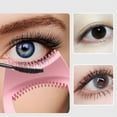 thumbnail image 3 of Mascara Shield Protects Eye Lids from Mascara Mess Ups Silicone Eyelash Comb, 3 of 20