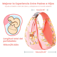 thumbnail image 2 of Portabebés Ergonómica Ideal Para Amamantar Modelo Rosa, 2 of 4