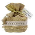 thumbnail image 1 of 30 Satin Drawstring Potli Gift Bags Small Printed Pouches Wedding Party Favor Bags With Personalized Tags, 1 of 1