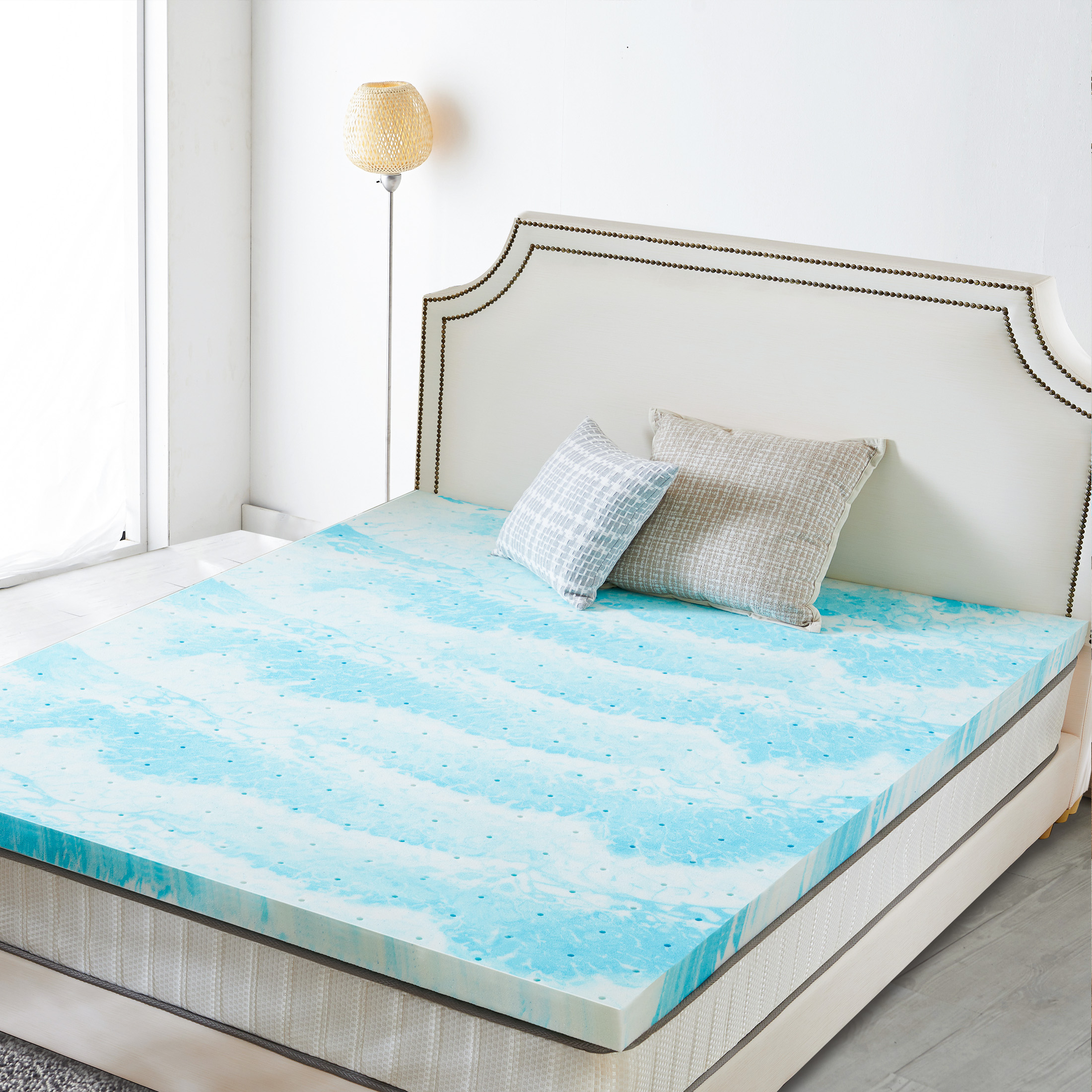 EDX 3-Inch Cool Gel Memory Foam Mattress Topper, Twin XL, CertiPUR-US photo 5