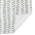 thumbnail image 6 of Creative Products Grey Modern Herringbone 71x74 Shower Curtain, 6 of 7