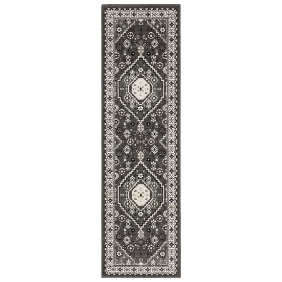 Sphinx Raylan Area Rug RAY02 Traditional Grey Medallion