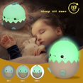 thumbnail image 2 of Luz Nocturna Dinosaurio Para Niños Luz Recargable Para Lactancia Del Bebé Lámpara De Noche Regulable Para Habitación Infantil-verde Hy, 2 of 5