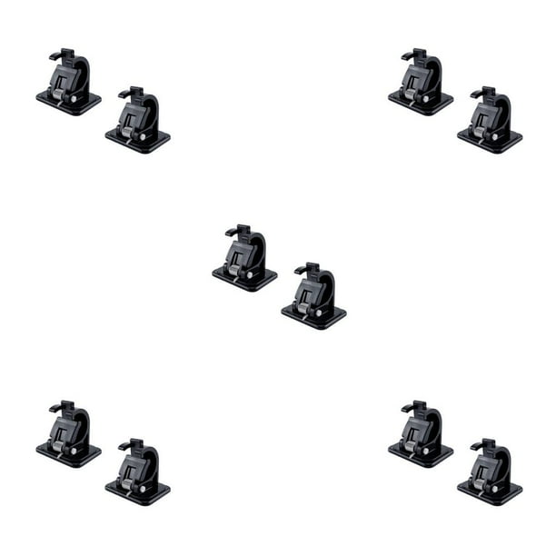 Toystoory Estante para caña de pescar, 2 uds., abrazadera para caña de pescar montada en la pared, Clips resistentes al desgaste, organizador, Type2 NO2