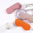 thumbnail image 2 of Multifunctional Eye Cover Adjustable Ear Strap Large Coverage Area No Odor Solid Color Sleep Cover for Sleeping, 2 of 10