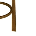 thumbnail image 5 of Christopher Knight Home Set of 4 Wooden Upholstered Bar Stools, Dark Walnut Rubberwood Frame, Ivory Seat, 5 of 9