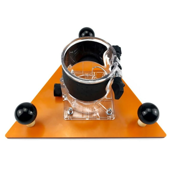 Woodworking Milling Groove Balance Board Flip Plate Trimming Machine Router Base Triangular Plate For Slotting And Chamfering