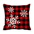 thumbnail image 1 of Bearachild Fundas de almohada navideñas, funda de almohada de lino, funda de cojín de Navidad, sofá cama, dormitorio, coche, sala de estar, Suministros térmicos tipo 3 Bearachild HA070184-03, 1 of 6