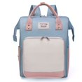 thumbnail image 1 of Bolsa de pañal multifunción de gran capacidad para mamás, bolso de maternidad para bebé, mochila de viaje al aire libre, bolso de lactancia impermeable, bolsa de pañales, 1 of 4