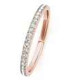 thumbnail image 2 of Aonejewelry 0.20 Carat Round Diamond Wedding Band In 14K Solid Rose Gold, 2 of 2