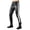 White, variant on Men's Full-Length Motorcycle Biker Pants Stretchy PU Faux Leather with Color-Block Patchwork Cone-Shaped Slim Fit Outdoor Casual Trousers