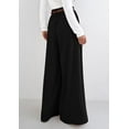 thumbnail image 5 of PRETTYGARDEN Womens Fall Wide Leg Trousers High Elastic Waist Loose Pleated Long Flowy Palazzo Work Pants with Pockets, 5 of 7