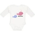 thumbnail image 3 of Inktastic Big Sister with Lil' Brother Girls Long Sleeve Baby Bodysuit, 3 of 5