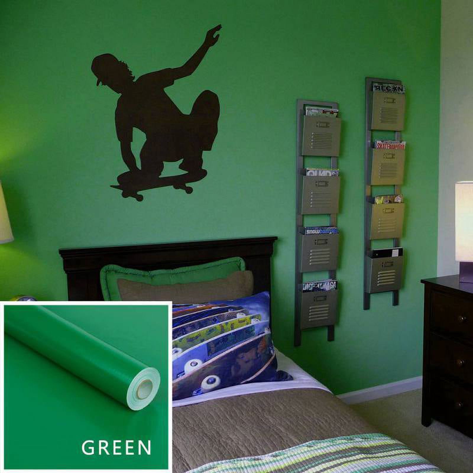 Self-Adhesive Solid Color PVC Wallpaper Roll Peel and Stick Wallpaper,Removable Waterproof Wallpaper Wall Sticker Decals for Counter Furniture Cabinet and Kitchen