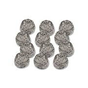 Scotch-Brite Stainless Steel Scrubber, Silver, 12/Carton