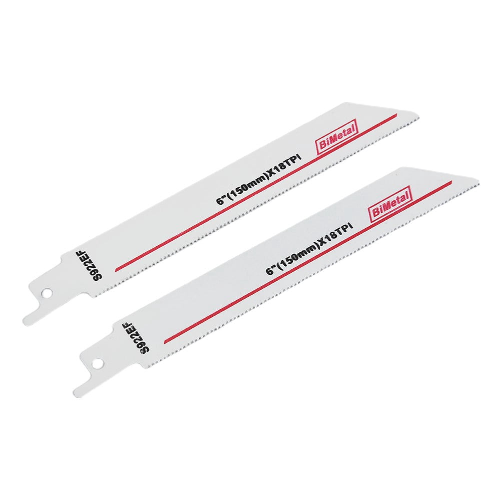 10Pc S922Ef 150Mm 6" Bim Reciprocating Saw Blades Set Flexible for Cutting Metal