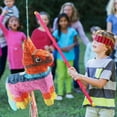 thumbnail image 6 of Donkey Pinatas - 2 Sizes Mexican Pinatas with Hanging Loop (13 x17 in)- Colorful Festival Party Supplies Favor for Fiestas, Cinco de Mayo Decor, 6 of 7