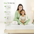 thumbnail image 5 of &nbsp;YANGLI 8 Inch Twin Green Tea Memory Foam Mattress | Natural Cooling & Pressure Relieving, Medium Firm Support, CertiPUR-US Certified, 75"x38"x8", 5 of 7