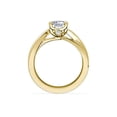 thumbnail image 2 of Diamond-Capitals 2.00 Carat Elegant Emerald Cut (D/VVS1) Moissanite Diamond Engagement Ring for Ladies Solid 14K Yellow Gold Size 5.5, 2 of 8