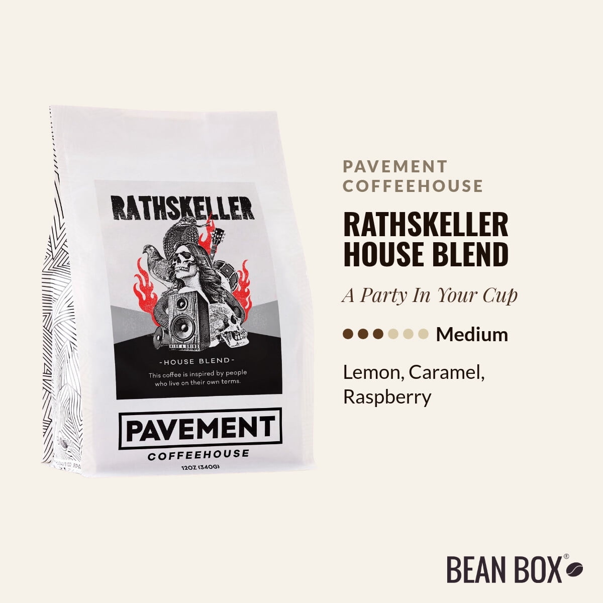 Rathskeller House Blend - Roasted by Pavement Coffeehouse - Whole Bean Coffee - 2lb Bag