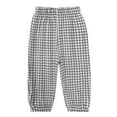 thumbnail image 6 of KYAIGUO 1-8T Baby Kids Boys Long Bloomers Pants Toddler Girls Soft Slub Cotton Harem Pants Basic Plain Summer Spring Comfy Cotton Linen Pants Trouser, 6 of 10