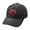 Black, variant on Fashion Cherry Bowtie Baseball Hat Women Wash Cotton Sun Hat 2000s Headwear