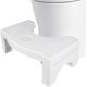 thumbnail image 1 of Taburete de baño para adultos, taburete de plástico resistente de 7 pulgadas para baño, taburete para pies en cuclillas con ambientador, taburete antideslizante para inodoro, regalos saludables para, 1 of 7