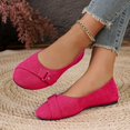thumbnail image 4 of SuTry Women's Round Toe Flats Slip On Comfortable Metal Ring Detail Lightweight Casual Walking Office School Shoes(41), 4 of 9