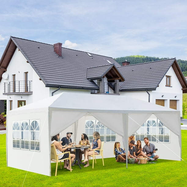 Patio Gazebos Tent for Outside, 10' x 20' Outdoor Party Wedding Tent