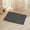 Black & White-1'4" x 2' (Rectangular), variant on Black Long Bathroom Rug Waffle Runner Non Slip Washable Super Absorbent Quick Dry Boho Farmhouse Bath Decor 72"x24"