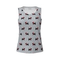thumbnail image 4 of Lsque Polka Dot Christmas Dog Printed Workout Tank Tops for Women, Athletic Sports Tank Tops, Compression Sleeveless Dry Fit Shirts,Sleeveless Yoga Shirt-XX-Large, 4 of 9