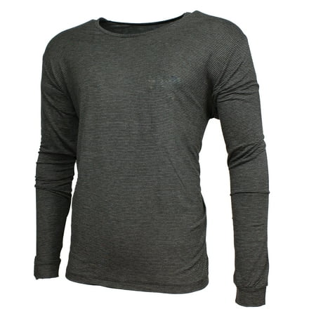 heat mens xx degree heather crew neck sleeve shirt dark