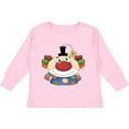 thumbnail image 3 of Inktastic Big Clown Face Boys or Girls Long Sleeve Toddler T-Shirt, 3 of 5