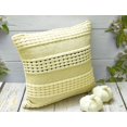 thumbnail image 1 of India House-Throw Pillow Cover Decorative Sofa Pillowcase Boho Handmade Tassel Cushion Case for Couch, Bedroom ,Car- 18x18 inch, 1 of 6