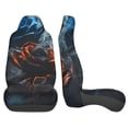 thumbnail image 3 of Sikiie Blue and Red Roses Artwork Car Seat Protector 2 Pack Car Seat Cushion Mat, Car Seat Covers for SUV, Truck, Van, 3 of 7