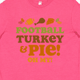 thumbnail image 4 of Inktastic Football Turkey And Pie Youth T-Shirt, 4 of 5