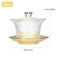 thumbnail image 2 of IBASETOY Assorted Color Crystal Glass Tureen Teacup for Home Use 1Set, 2 of 5