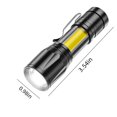 thumbnail image 5 of Cadorn 2 - Pack Rechargeable Zoomable LED Flashlights - 1000 Lumens, 4 Modes, IPX6 Waterproof, Portable with Pen Clip, 5 of 9