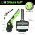 thumbnail image 2 of DNA Motoring Rechargeable Electric BBQ Grill Cleaning Brush, Cordless Grill Scrubber with Stainless Steel Bristles, 2 of 6