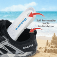 thumbnail image 5 of Babaya Kids Water Shoes Rubber Sole Athletic Swim Shoes for Boys Girls Quick-Dry Beach Pool Size 9.5-4, 5 of 11
