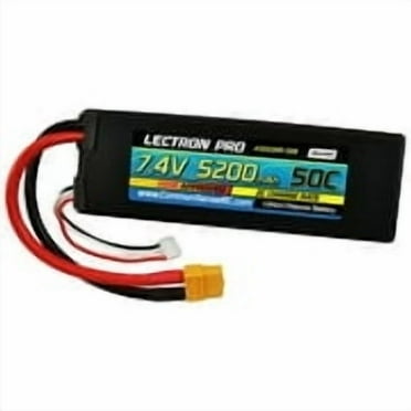 Lectron Pro 7.4V 5200mAh 50C Lipo Battery with XT60 Connector