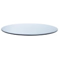 thumbnail image 3 of 22" Inch Round 1/2" Thick Clear Glass Table Top with Beveled Edge and Tempered Glass, Replacement Glass Table Top, Great for Dining Tables, end Tables, and Outdoor Patio Table Tops or Table, 3 of 6